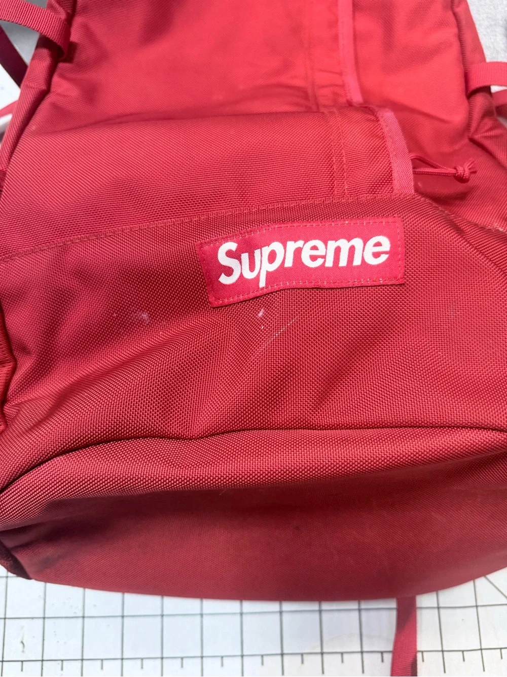 Supreme SS18 Red Backpack Bag